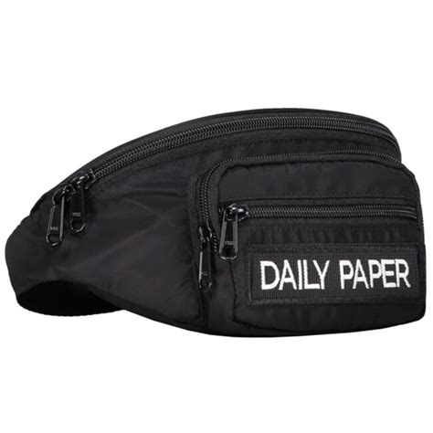 Daily Paper Classic Waist Bag Black.